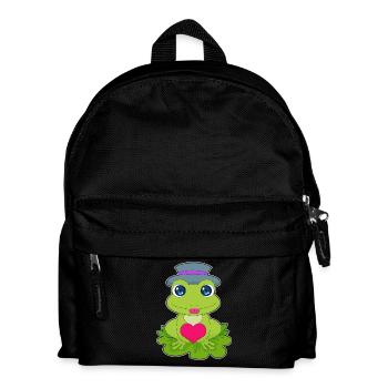Coeur de grenouille - Sac à dos Enfant - noir - Devant