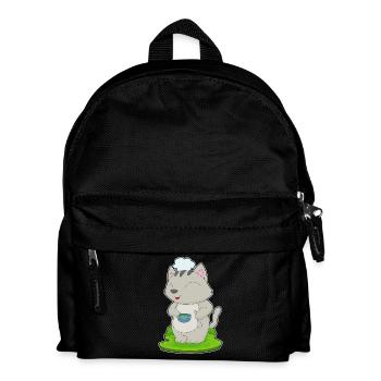 Cuisson dans un bol de cuisson pour chats - Sac à dos Enfant - noir - Devant