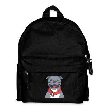 Staffordshire Bull Terrier - Kids' Backpack - black - Front