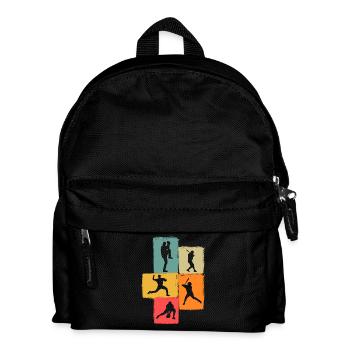 Joueur de baseball Baseball - Sac à dos Enfant - noir - Devant