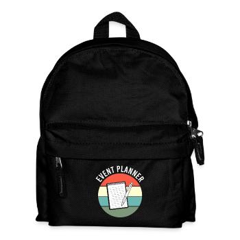 Event Planer - Kinder Rucksack - Schwarz - Vorne