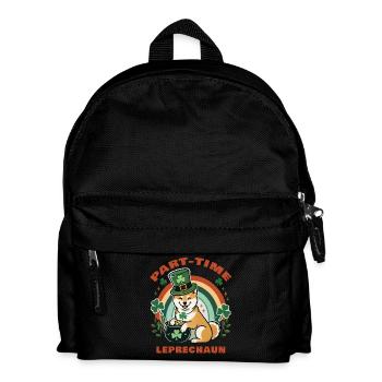 Part-time Leprechaun St. Patrick's Day - Kids' Backpack - black - Front