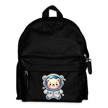Ours en peluche astronaute - Sac à dos Enfant - noir - Devant