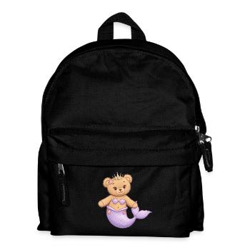 Ours en peluche Sirène - Sac à dos Enfant - noir - Devant