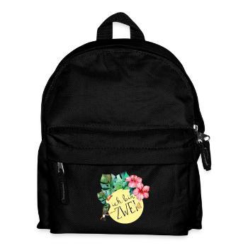 2ème Anniversaire, Deux, Deux, Toucan, Anniversaire - Sac à dos Enfant - noir - Devant