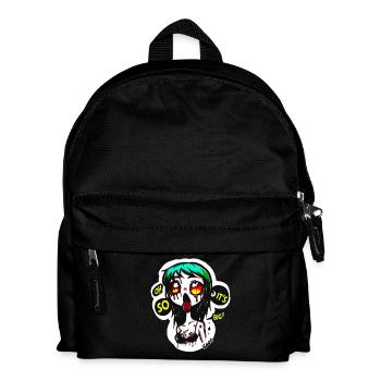 Oh, It's So Big: Shocked Horror Zombie - Kids' Backpack - black - Front