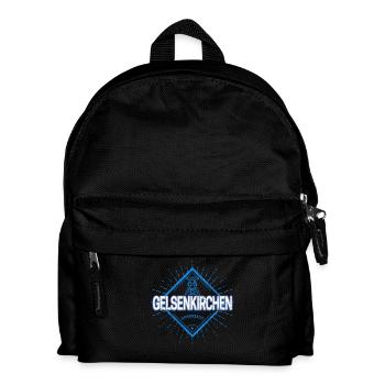 Gelsenkirchen Ville Allemagne Retro Zeche - Sac à dos Enfant - noir - Devant