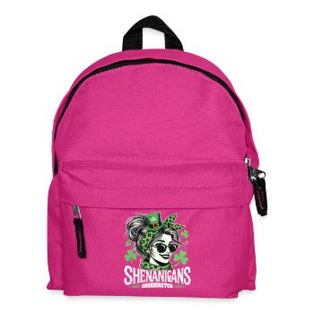 St. Patrick's Day Shenanigans Coordinator - Kids' Backpack - fuchsia - Front