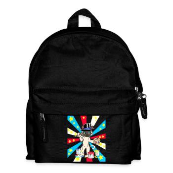 Artist Cat Cats Painter Art - Kids' Backpack - black - Front