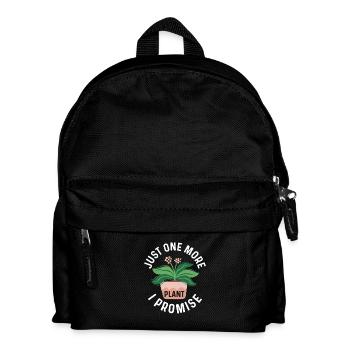 Just One More Plant I Promise Botanical Gardening - Kids' Backpack - black - Front