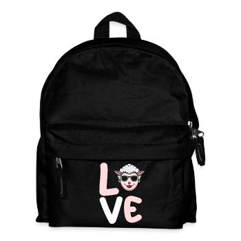Schäfer Schaf - Kinder Rucksack - Schwarz - Vorne