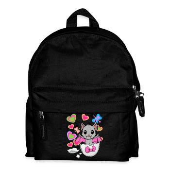 Fledermaus Eierschale Geburt Ei Kinder Kind - Kinder Rucksack - Schwarz - Vorne