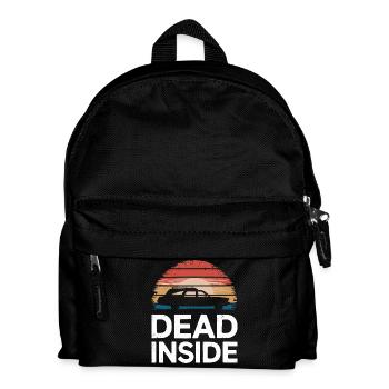 Bestatter Leichenwagen Leichenbestatter - Kinder Rucksack - Schwarz - Vorne