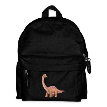 Dino Cartoon Apatosaurus - Kinder Rucksack - Schwarz - Vorne