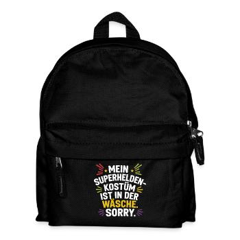 Superhero Costume Is In The Laundry Carnival Cologne - Kids' Backpack - black - Front