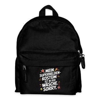 Superhero Costume Is In The Laundry Carnival Cologne - Kids' Backpack - black - Front