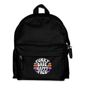 Bass Gitarrist Musiker Gear Funk Rock Jazz - Kinder Rucksack - Schwarz - Vorne