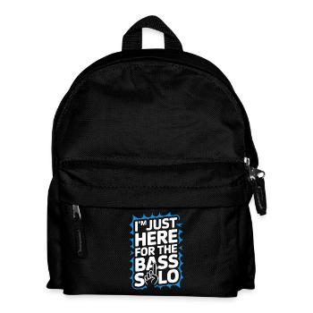 Bass Gitarrist Musiker Gear Funk Rock Jazz - Kinder Rucksack - Schwarz - Vorne