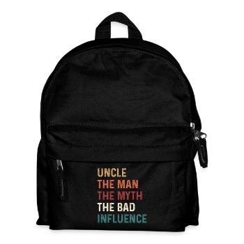 L’oncle l’homme Le mythe La mauvaise influence - Sac à dos Enfant - noir - Devant