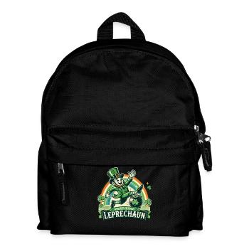St. Patrick's Day Part-Time Leprechaun - Kids' Backpack - black - Front