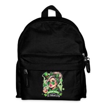 Irlandais Vous Célébrez la Saint-Patrick avec style - Sac à dos Enfant - noir - Devant