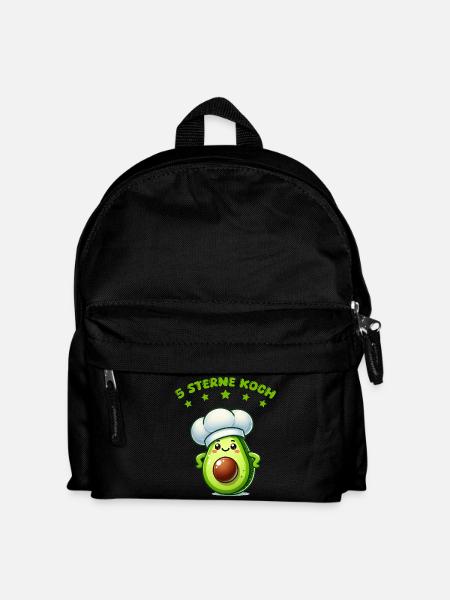 avocado koch - Kinder Rucksack - Schwarz