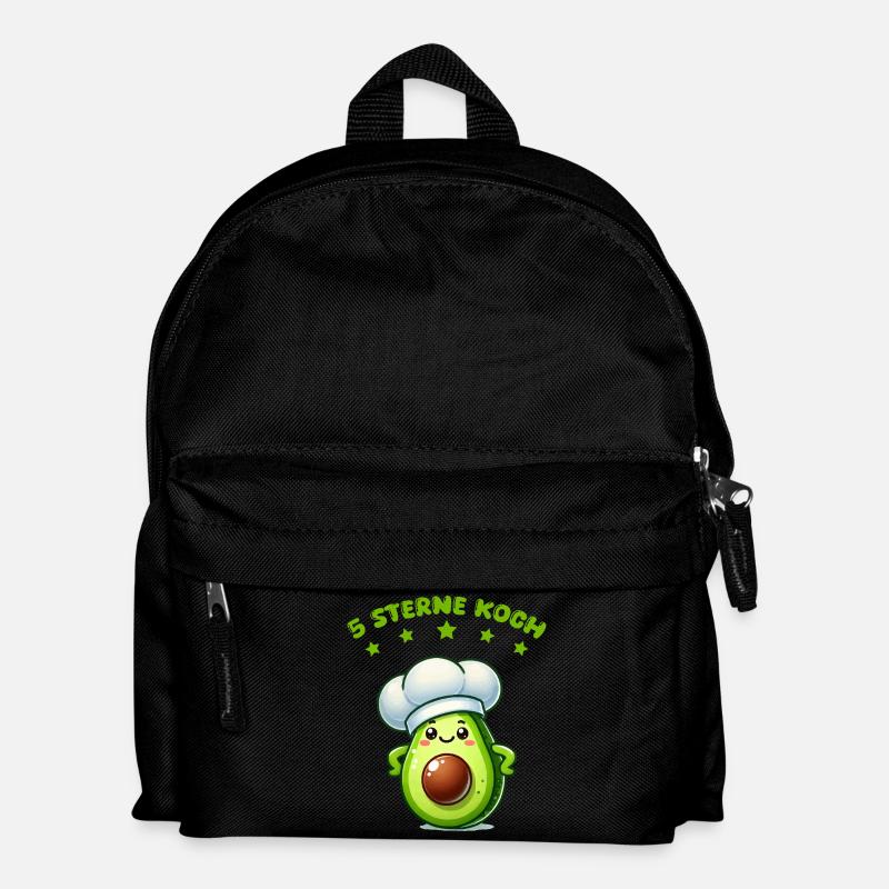 avocado koch - Kinder Rucksack - Schwarz
