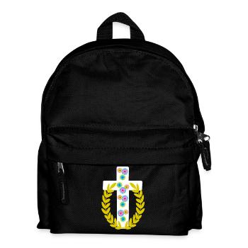 Croix Croix de Jésus - Sac à dos Enfant - noir - Devant