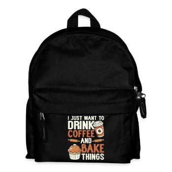 Baking Baker Bakery - Kids' Backpack - black - Front