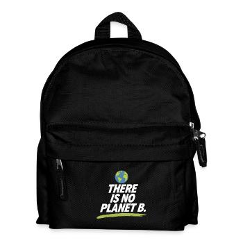 Jour de la Terre Il n’y a pas de planète B - Sac à dos Enfant - noir - Devant