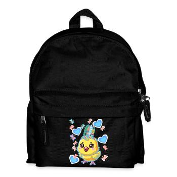 Hippie Hippies Chicken Chickens Chicks Easter - Kids' Backpack - black - Front