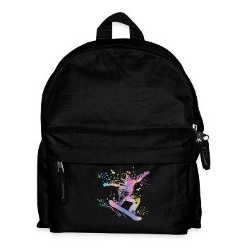 Snowboarder Snowboarding Snowboard - Kids' Backpack - black - Front