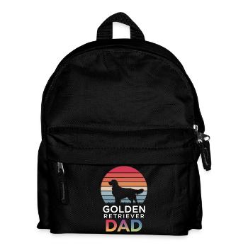 Golden Retriever disant Golden Retriever Cadeau - Sac à dos Enfant - noir - Devant
