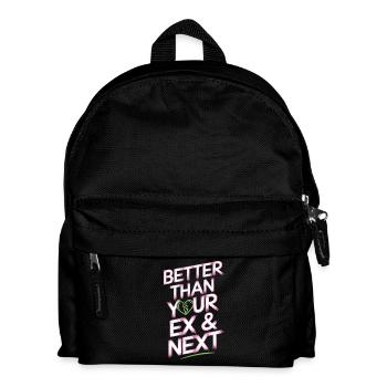 Better Than Your Ex & Next Breakup Single Party - Kids' Backpack - black - Front