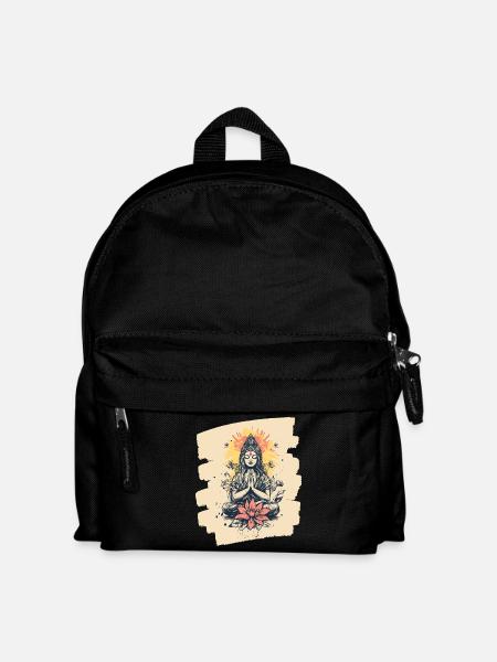 Yoga Namaste Meditation - Kinder Rucksack - Schwarz