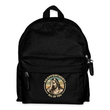 Déceptions à tous vous drôle Jésus motif - Sac à dos Enfant - noir - Devant