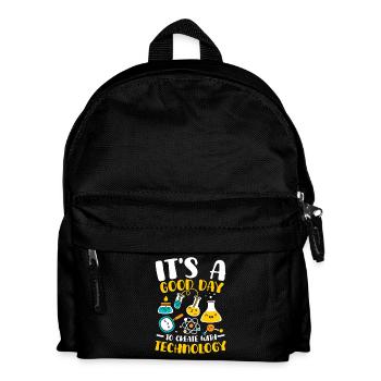 It's a good day for STEM education with - Kids' Backpack - black - Front