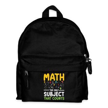 Math: The Only Subject for STEM Education - Kids' Backpack - black - Front