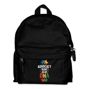 Autism siblings - Kids' Backpack - black - Front