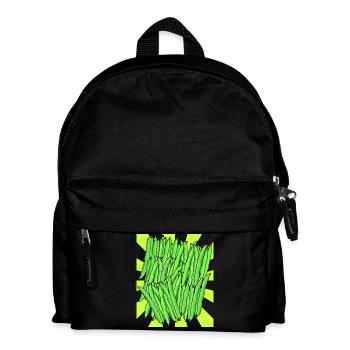 Green Bean Bean Vegetable Retro Vintage - Kids' Backpack - black - Front