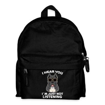 Cane Corso Italiano Funny Cane Corso Gift - Kids' Backpack - black - Front