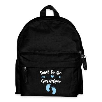 Bientôt, Grand-père, Grossesse, Grand-père - Sac à dos Enfant - noir - Devant