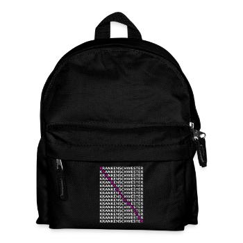 Pflegerin Geschenke Pflege Lustig Krankenpflegerin - Kinder Rucksack - Schwarz - Vorne
