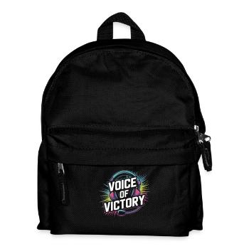 Girl In Esports Shoutcaster Gaming avis - Sac à dos Enfant - noir - Devant