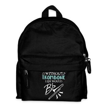 Life Without Trombone - Kids' Backpack - black - Front
