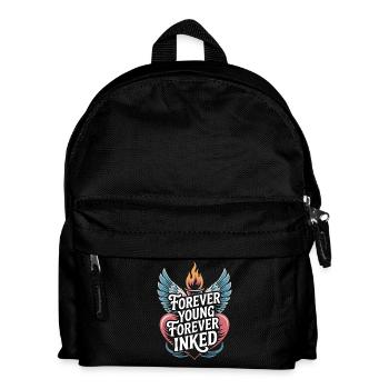 Seniors with tattoos proudly aging, - Kids' Backpack - black - Front