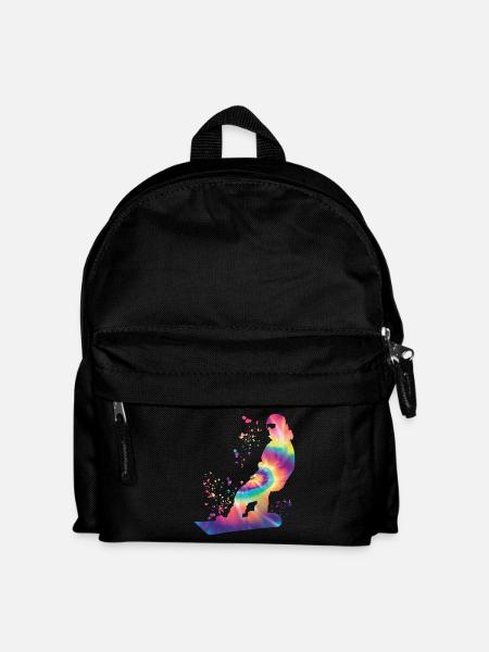 Snowboarder Snowboarding Snowboard - Kinder Rucksack - Schwarz