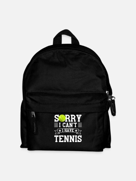 Funny Tennis Saying Tennis Player - Kids' Backpack - black