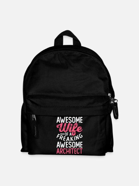 Architekt - Kinder Rucksack - Schwarz