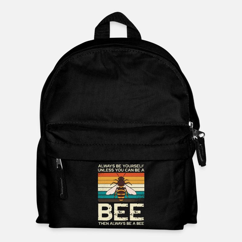 Immer Sei Du Selbst, Außer Du Kannst Eine Biene - Kinder Rucksack - Schwarz